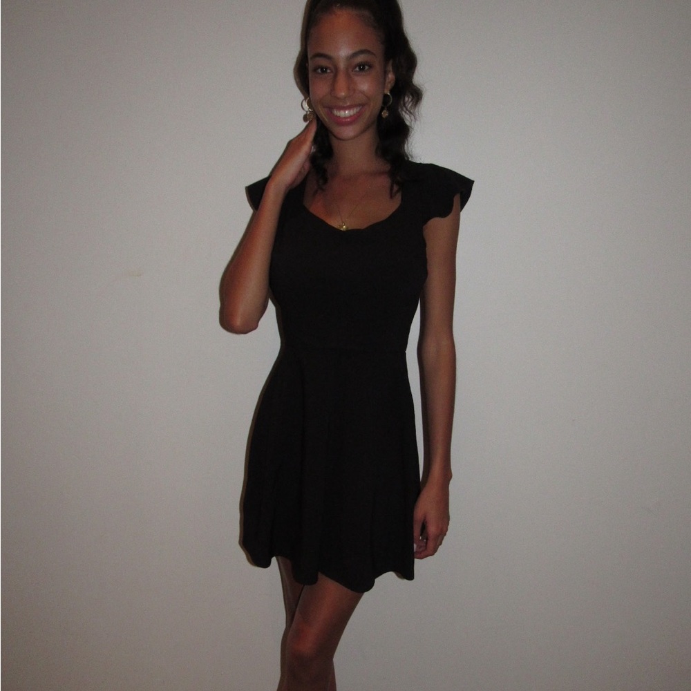 Cute mini black dress